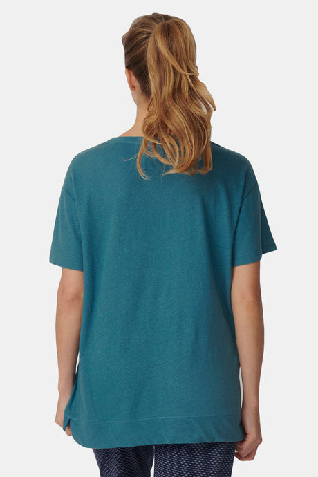 Triumph Cotton Loungewear Top - Ocean Depths — image 2